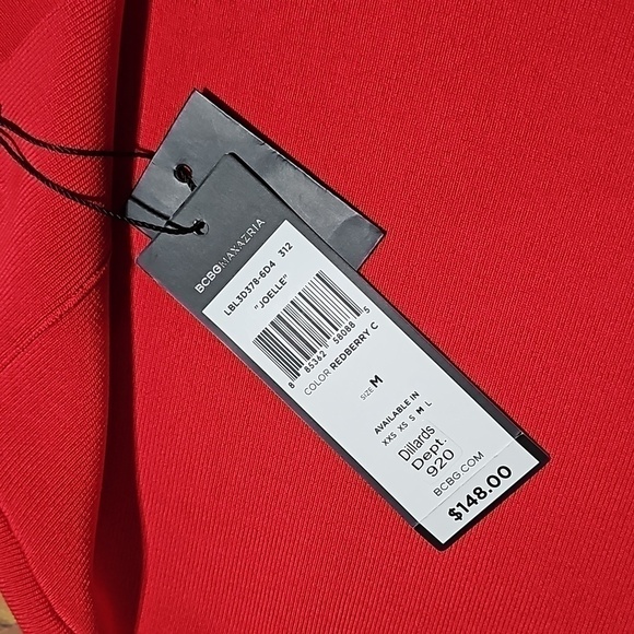 BCBGMaxazria Colorblock Mini Skirt Size Medium NWT - Picture 4 of 9